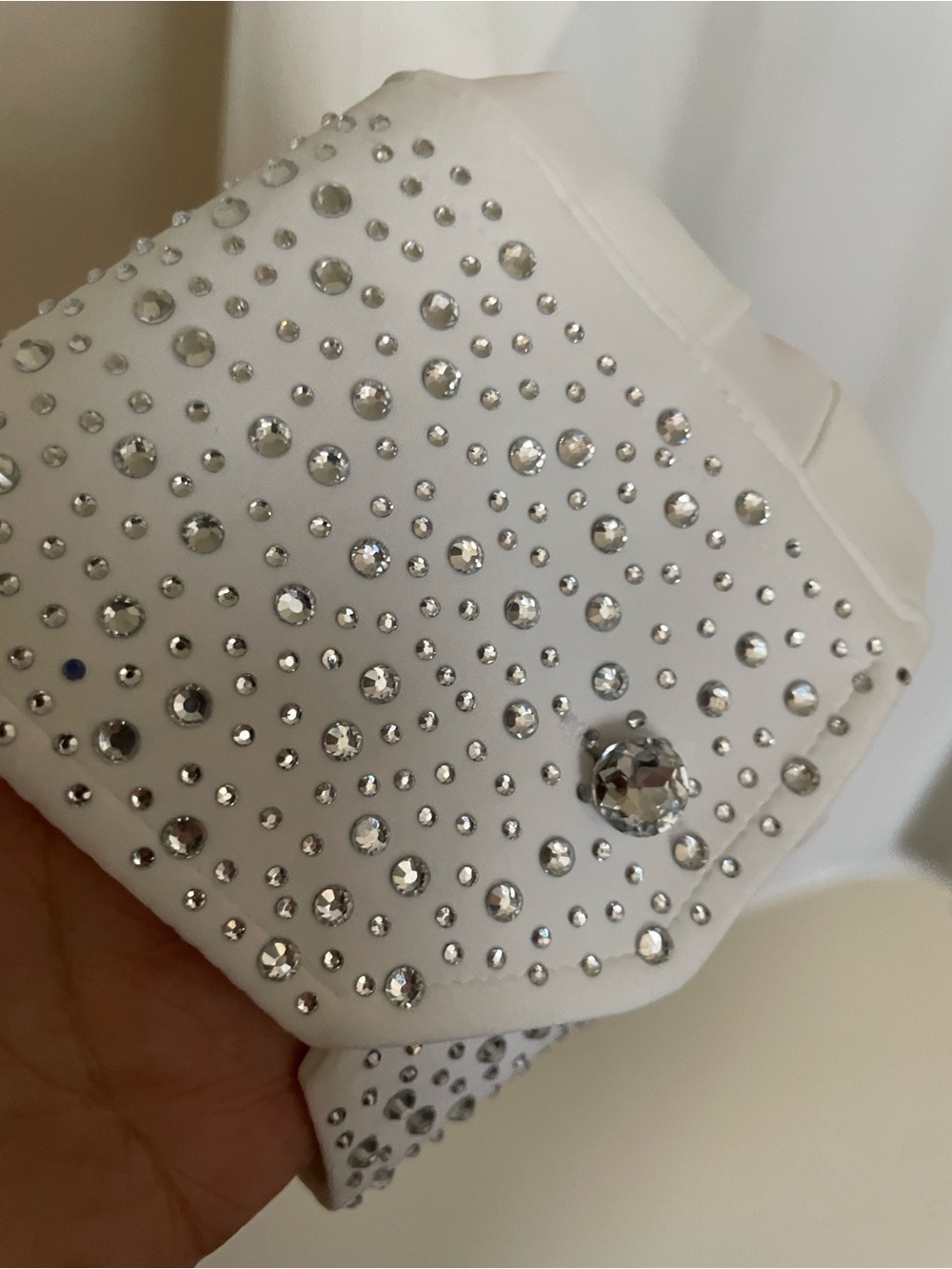 Men’s White Embellished Dress Shirt - Picture 12 of 12